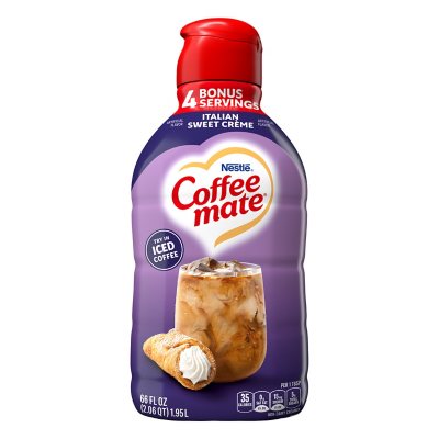 Coffee Mate Italian Sweet Creme Liquid Coffee Creamer 66 Fl Oz Sam S Club