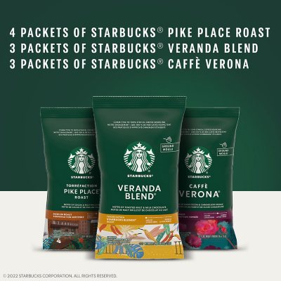 Starbucks Coffee - ☆ Amazon.com: Starbucks Dark Roast Ground Coffee, Variety Pack