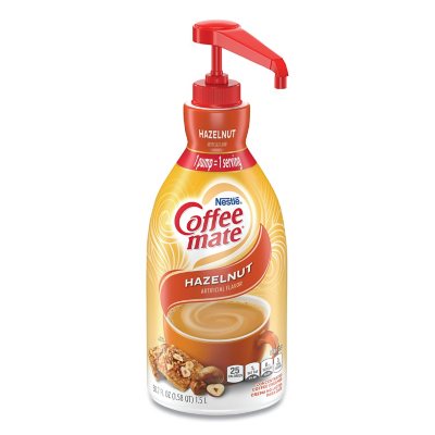 Download Nestle Coffee Mate Liquid Coffee Creamer With Pump Hazelnut 1500 Ml Sam S Club