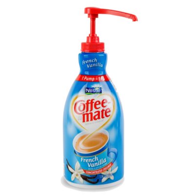 Liquid Creamer Pump Bottle w/ Holding Rack by Coffee mate® GRR70000094