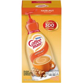 Nestle Coffee-mate Liquid Creamer Pump, Hazelnut (1.5 L)
