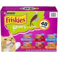 Purina Friskies Gravy Pleasers, Variety Pack (5.5 oz., 48 ct.)