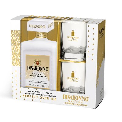 Disaronno Velvet Cream Liqueur with Two Glasses Gift Pack - Sam's Club