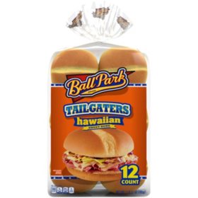 Ball Park Tailgaters Hawaiian Sweet Buns 12pk