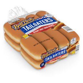 Ball Park Tailgaters Giant Hot Dog Buns, 2.19 oz., 16ct.
