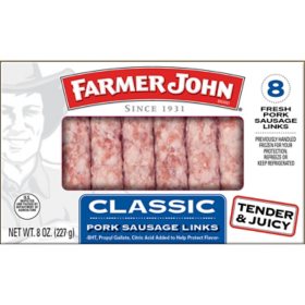 Farmer John Classic Breakfast Sausage Links (8 oz., 8 ct.)