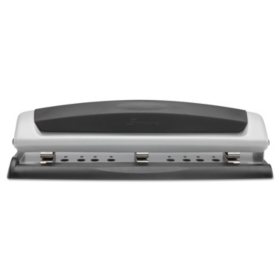 Swingline - 10-Sheet Precision Pro Desktop Two- and Three-Hole Punch -  9/32" Holes