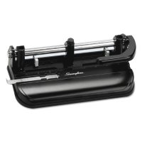 Swingline - 32-Sheet Lever Handle Two- to Seven-Hole Punch, 9/32" Holes -  Black