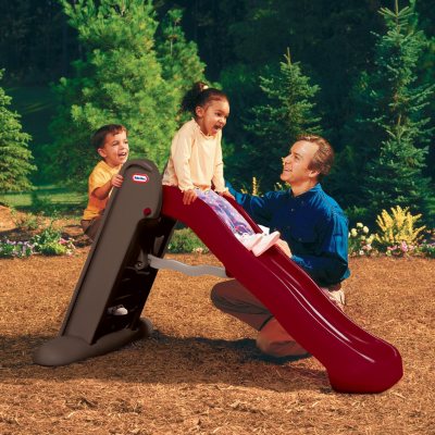 Easy store cheap giant slide