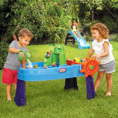 Little Tikes Treasure Island Water Table with 10 Accessories