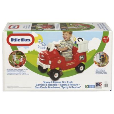 little tikes spray and rescue fire truck