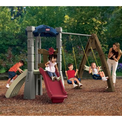 Little tikes outdoor swing 2024 set