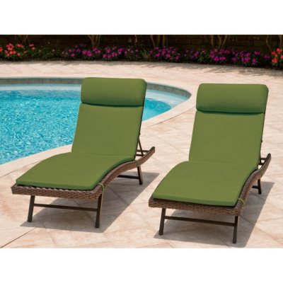 Lime green chaise lounge cushions best sale