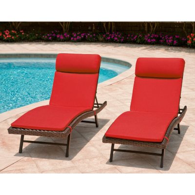 Sam's club outdoor online chaise lounge