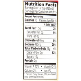 32 Prego Traditional Sauce Nutrition Label Labels Database