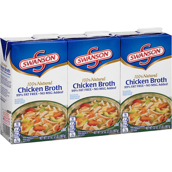 Swanson Chicken Broth (32 oz, 3 ct.)