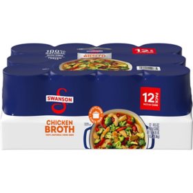 Swanson Chicken Broth 14 oz., 12 pk.