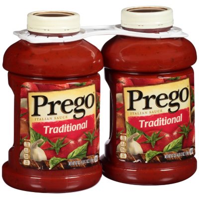 Prego Pasta Sauce, Flavored with Meat, 67 oz