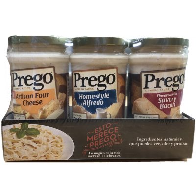 Prego Alfredo Variety Pack (3 pk., 14.5 oz. ea.) - Sam's Club