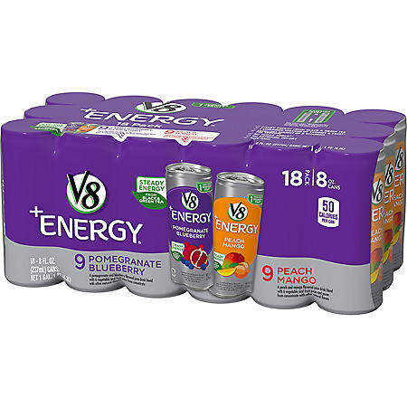 V8 Energy Review >> V8 V Fusion Energy Variety Pack 8 Fl Oz 18 Ct Sam S Club V8 Energy Review >> V8 V Fusion Energy Variety Pack 8 Fl Oz 18 Ct Sam S Club