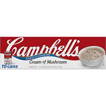 Campbell's Condensed Cream of Mushroom Soup (10.5 oz., 10 pk.)