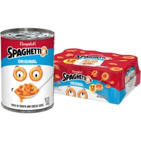 Campbell's SpaghettiOs Original Canned Pasta, 15.8 oz., 12 pk.