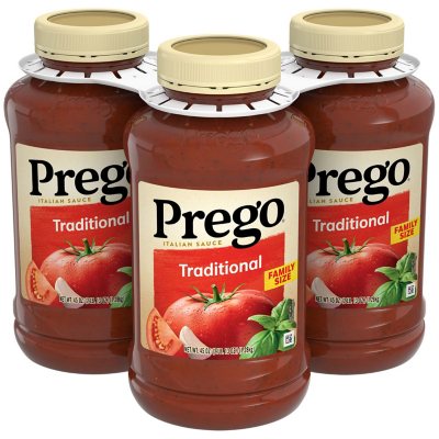 Prego Traditional Spaghetti Sauce, 24 oz Jar 