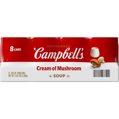 Campbell's Cream of Mushroom Soup 10.5 oz., 8 pk. - Sam's Club