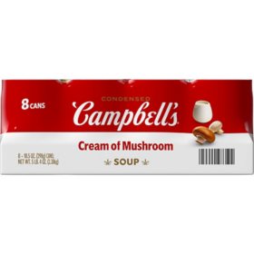 Campbell's Cream of Mushroom Soup 10.5 oz., 8 pk.