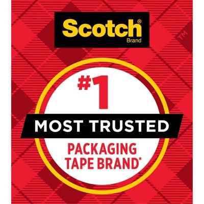Scotch Heavy Duty Shipping Packaging Tape Dispensers, 1.88" x 27.7 yd, 6 Pack 10 out of 11