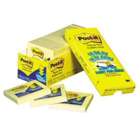Post-it Pop-up Notes - Original Canary Yellow Pop-Up Refill Cabinet Pack, 3 x 3, 90/Pad -  18 Pads/Pack