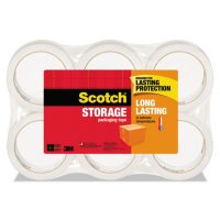 Scotch Storage Tape, 3" Core, 1.88" x 54.6 yds, Clear, 6/Pack