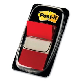 Post-it Marking Flags in Dispensers, 50 Flag Dispenser, 12 Dispensers, Select Color