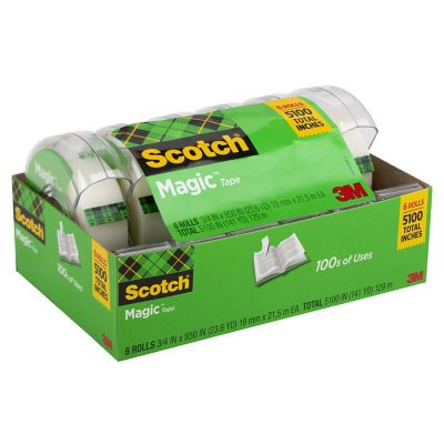 Scotch® Magic™ Tape with Dispenser - Assorted, 0.75 in x 9.7 yd - Kroger