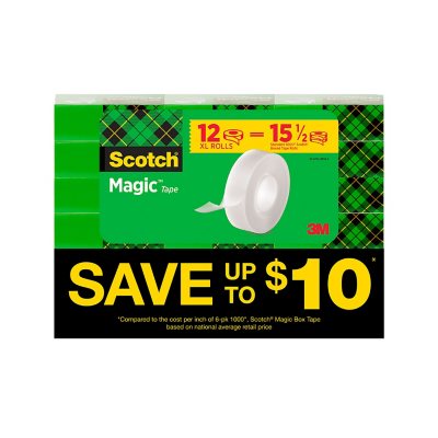 Scotch 3/4 in. x 300 in. Magic Tape (3-Pack) 3105 - The Home Depot