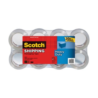 Scotch® Heavy Duty Shipping Packaging Tape,1.88 x 54.6yds, 8