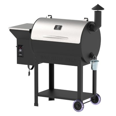 ZGrills 7002E 8 in 1 BBQ Wood Pellet Grill and Smoker with Automatic Temperature Control