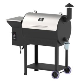 ZGrills 7002E 8-in-1 BBQ Wood-Pellet Grill and Smoker with Automatic Temperature Control