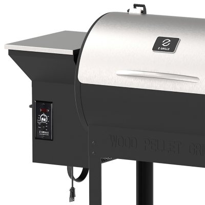 Z GRILLS Wood Pellet Smoker Grill, 8 in 1 BBQ Grill with Auto Temperature  Control, 697 sq in Cooking Area for Backyard, Patio and Outdoor Cooking