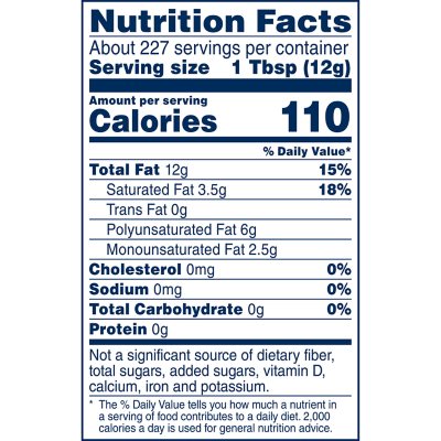 Calories in Crisco All Vegetable Shortening and Nutrition Facts