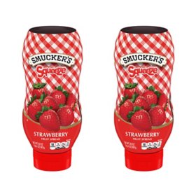 Smucker's Squeeze Strawberry Fruit Spread (20 oz., 2 pk.)