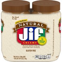 Jif Natural Low-Sodium Creamy Peanut Butter (48 oz., 2 pk.)