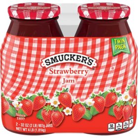 Smucker's Strawberry Jam 64 oz., 2 pk.