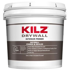 KILZ Drywall Primer & Sealer; Flat White, 3.5 Gallon