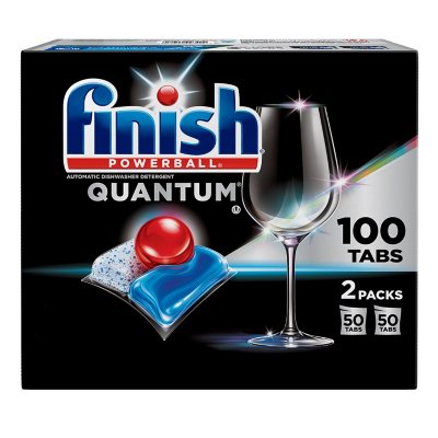 Finish Quantum Powerball Dishwasher Detergent Tablets (100 ct.) - Sam's Club