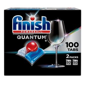 Finish Quantum Powerball Dishwasher Detergent Tablets 100 ct.