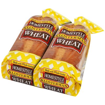 Klosterman Homestyle Wheat Bread (24 Oz., 2 Pk.) - Sam's Club