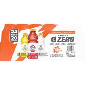 Gatorade Zero Thirst Quencher Variety Pack 20 fl. oz., 24 pk.