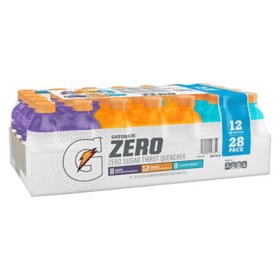 Gatorade Zero Sugar Thirst Quencher, Variety Pack (12 fl. oz., 28 pk.)