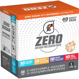 Gatorade G Zero Powder Variety Pack 40 pk.